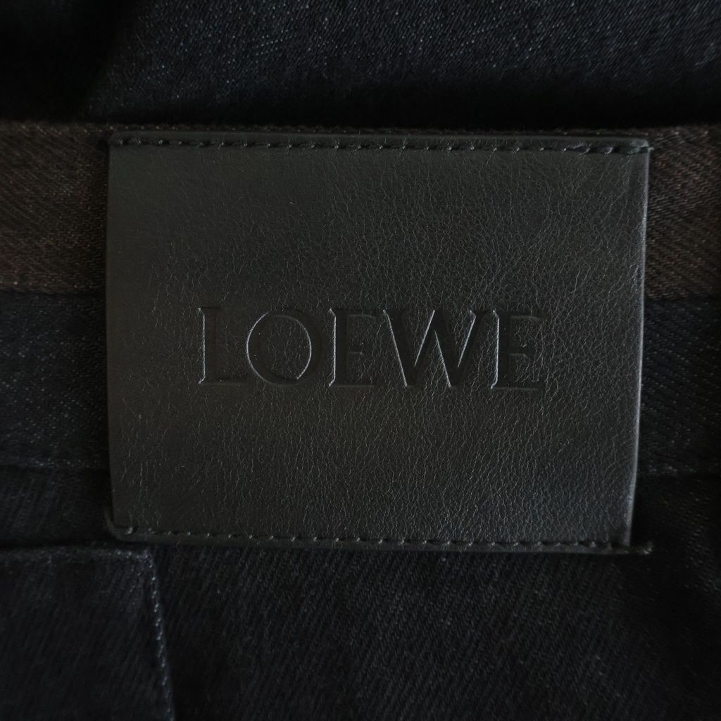 Loewe Turn UP Jeans Up Roll Up Logo Pants — view 7