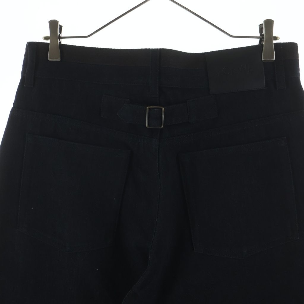 Loewe Turn UP Jeans Up Roll Up Logo Pants — view 4