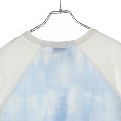 Moncler SS T-Shirt Cloud Print Contrast Waist Drawcord Crew Neck Short Sleeve — view 4