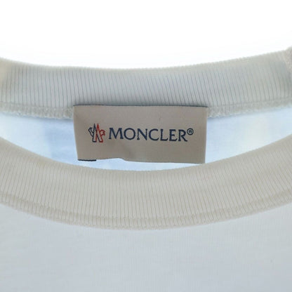 Moncler SS T-Shirt Cloud Print Contrast Waist Drawcord Crew Neck Short Sleeve — view 7