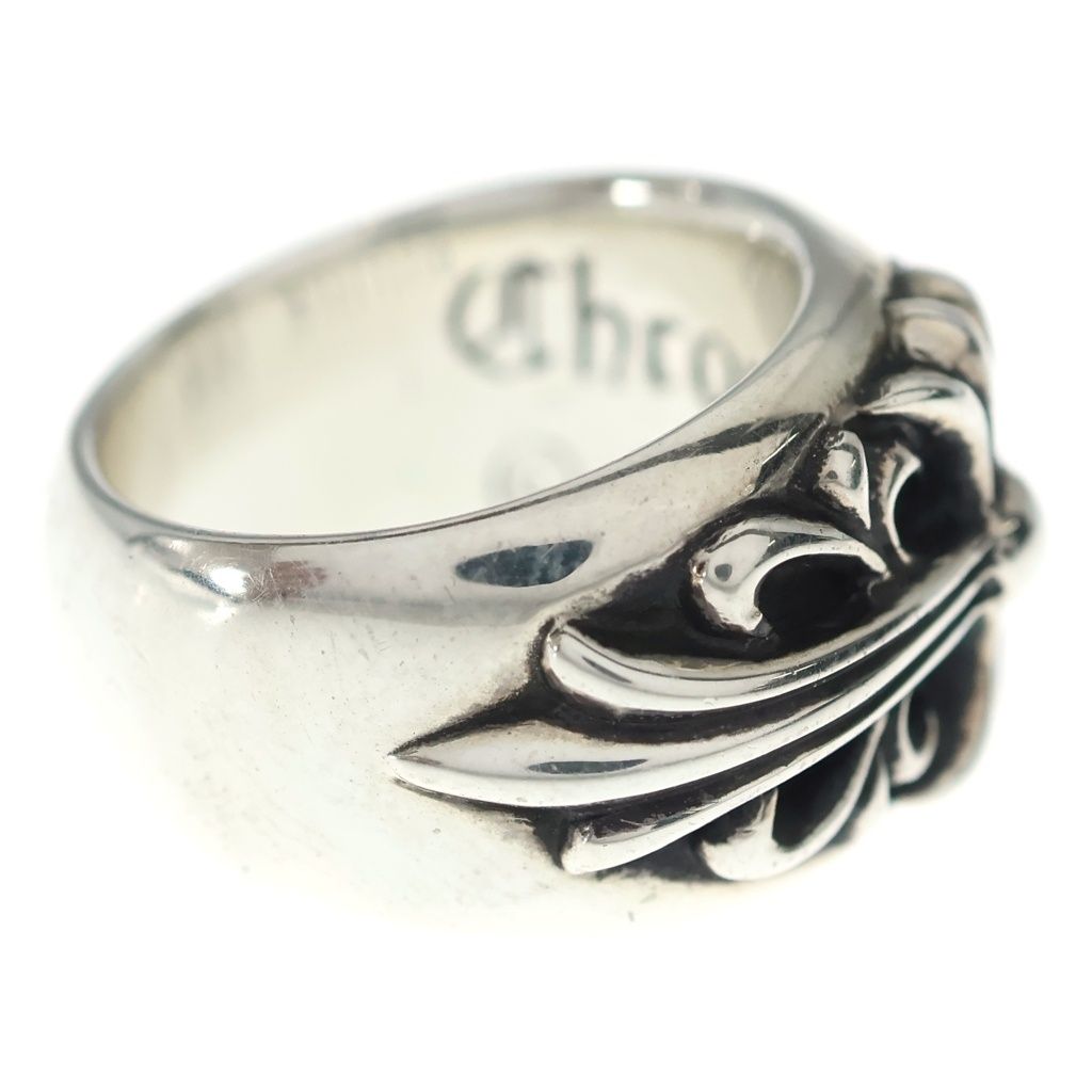 Chrome Hearts Flrl Crs Floral Cross Ring Silver — view 3