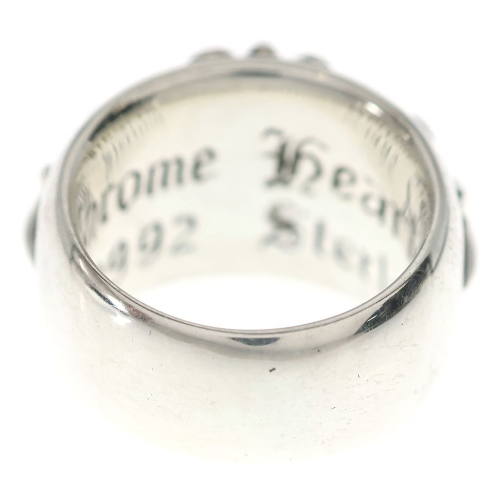 Chrome Hearts Flrl Crs Floral Cross Ring Silver — view 2