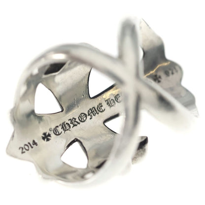 Chrome Hearts Infinity CH Crs CH Cross Silver Ring — view 5