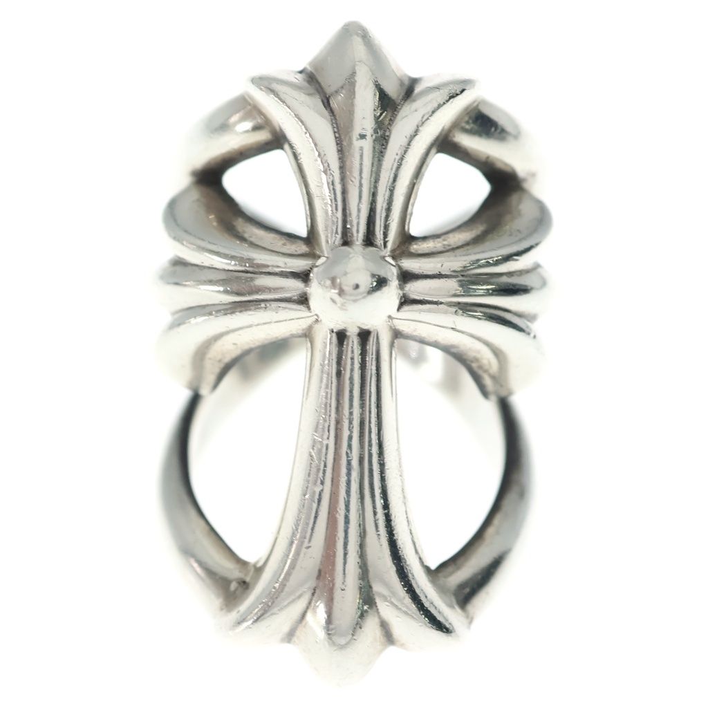 Chrome Hearts Infinity CH Crs CH Cross Silver Ring — view 4