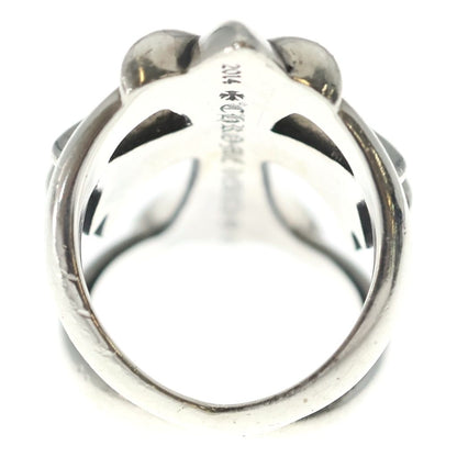 Chrome Hearts Infinity CH Crs CH Cross Silver Ring — view 2