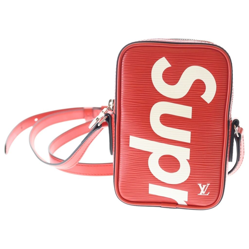 Louis Vuitton Supreme LV Danube Ppm Epi Ppm Leather Shoulder Bag Red