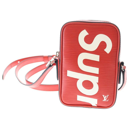 Louis Vuitton Supreme LV Danube Ppm Epi Ppm Leather Shoulder Bag Red