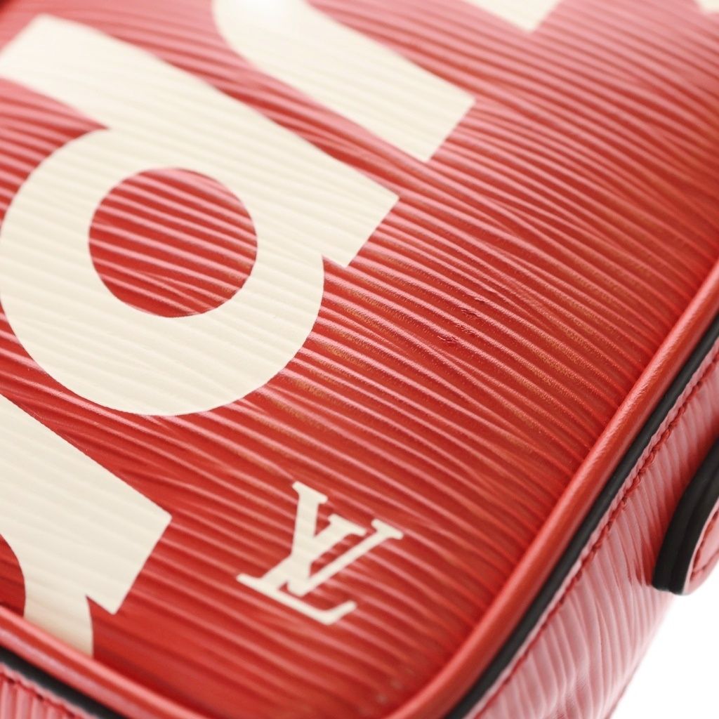 Louis Vuitton Supreme LV Danube Ppm Epi Ppm Leather Shoulder Bag Red — view 6