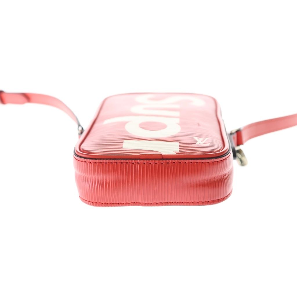 Louis Vuitton Supreme LV Danube Ppm Epi Ppm Leather Shoulder Bag Red — view 5