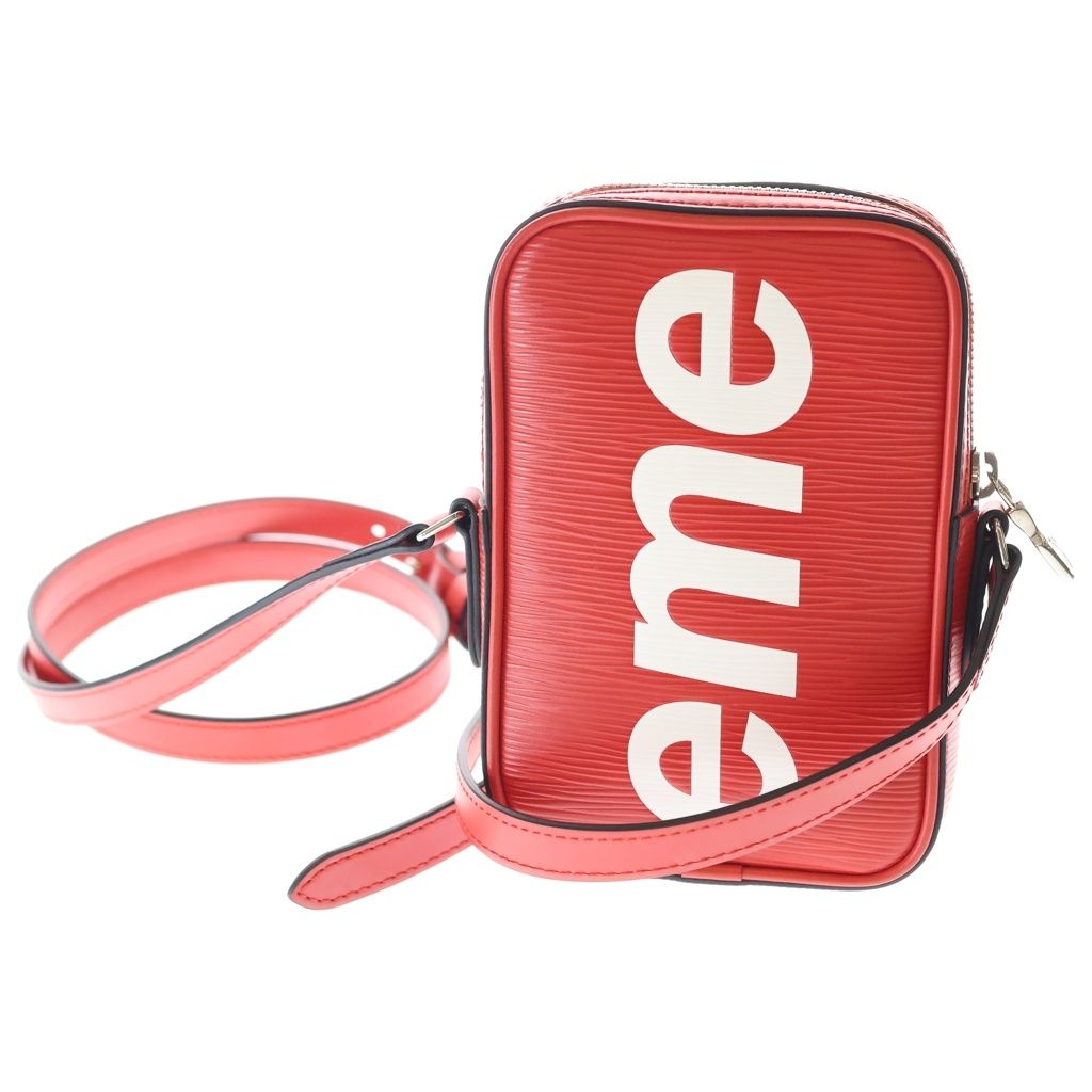 Louis Vuitton Supreme LV Danube Ppm Epi Ppm Leather Shoulder Bag Red — view 2