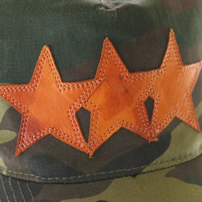 Chrome Hearts Vintage Trucker Cap Leather Star Patch Camo Pattern Mesh Truck — view 5
