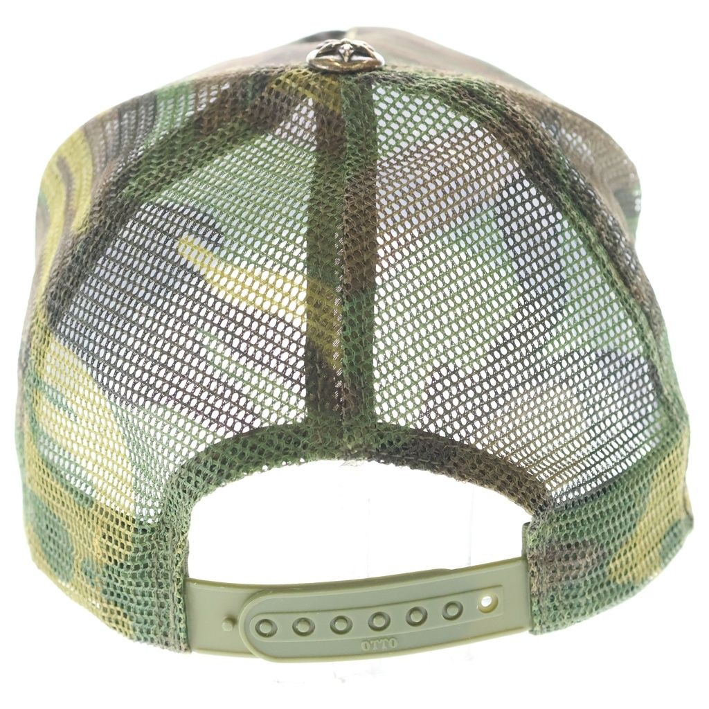 Chrome Hearts Vintage Trucker Cap Leather Star Patch Camo Pattern Mesh Truck — view 2