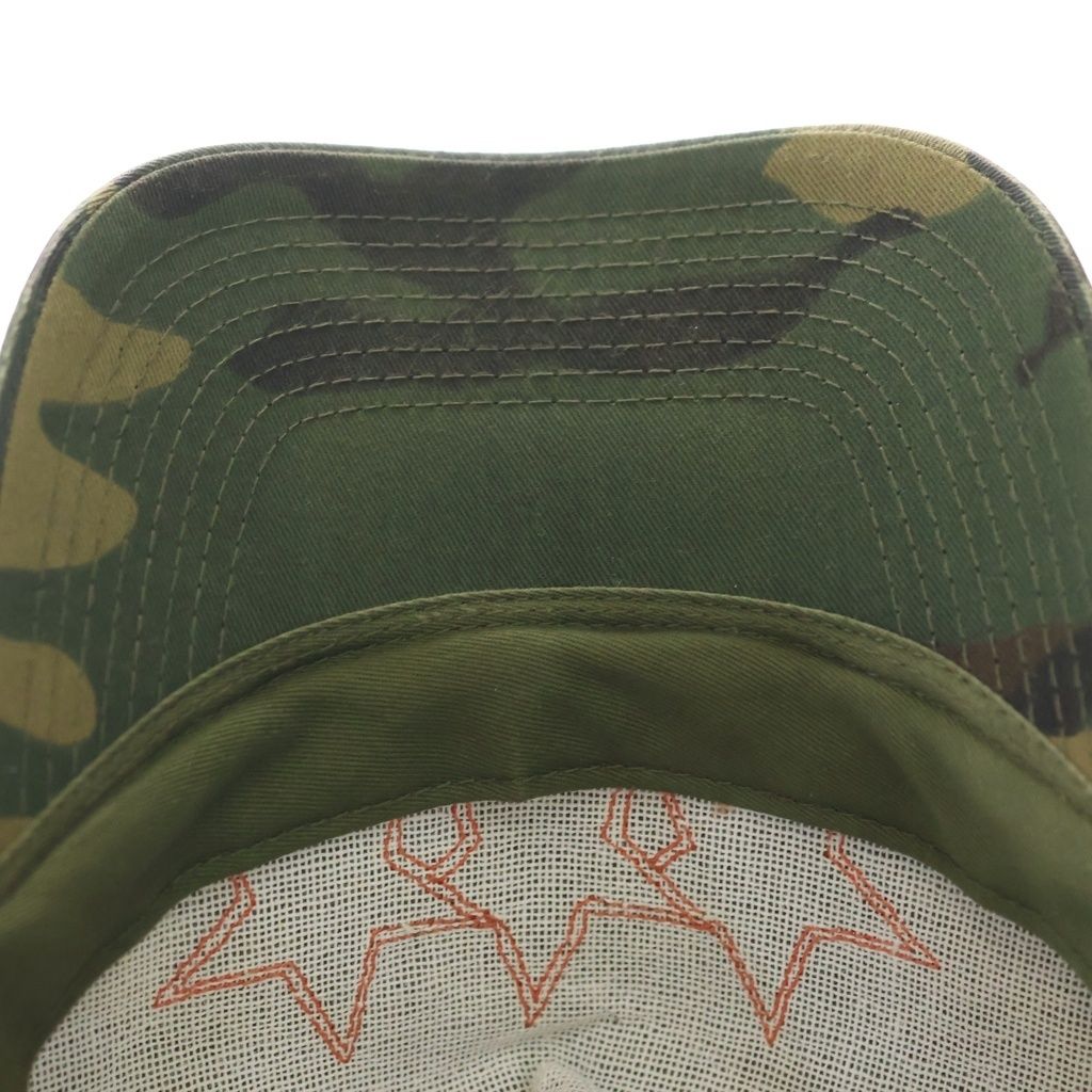 Chrome Hearts Vintage Trucker Cap Leather Star Patch Camo Pattern Mesh Truck — view 7