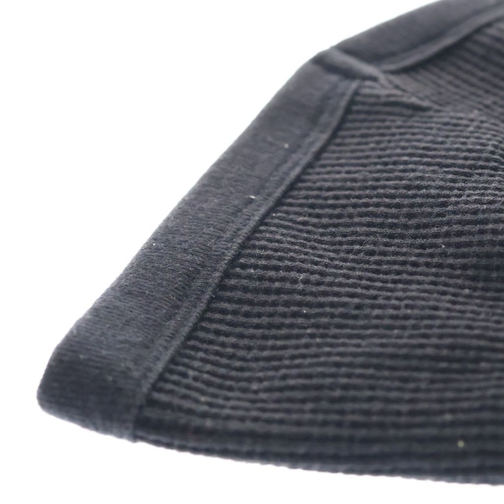 Chrome Hearts Horse Shoe Embroidery Logo Thermal Knit Beanie Hat Black — view 6