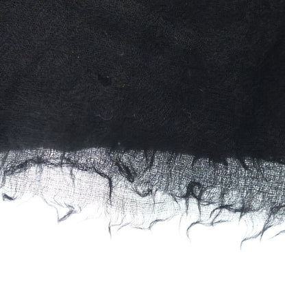 Chrome Hearts Scarf Apple a Day CH Embroidery Wool Shawl Black — view 4