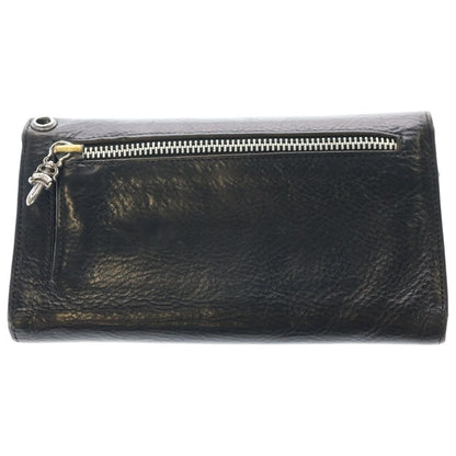 Chrome Hearts Wave Leather Wallet Black — view 2