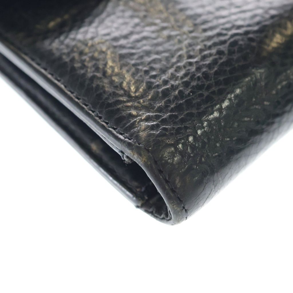 Chrome Hearts Wave Leather Wallet Black — view 5