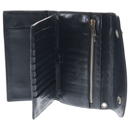 Chrome Hearts Wave Leather Wallet Black — view 4