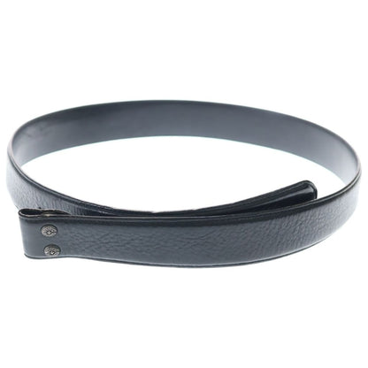Chrome Hearts 1.5 Strap Scroll Level Roulis Betts Leather Belt Black