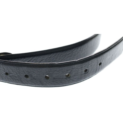 Chrome Hearts 1.5 Strap Scroll Level Roulis Betts Leather Belt Black — view 6