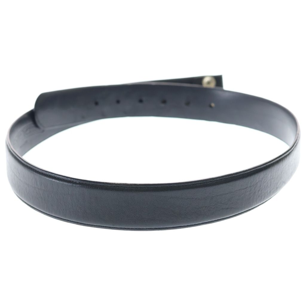 Chrome Hearts 1.5 Strap Scroll Level Roulis Betts Leather Belt Black — view 2