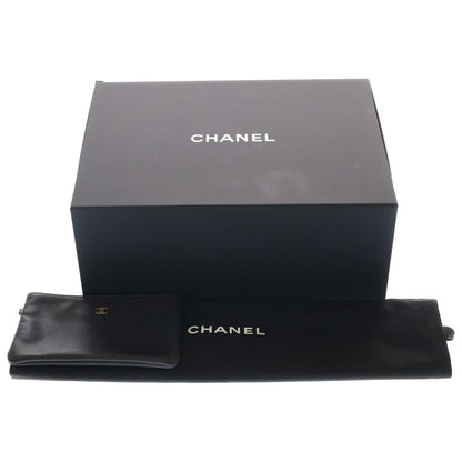 Chanel 25 Black Caviar Leather Gold Shoulder Bag — view 6