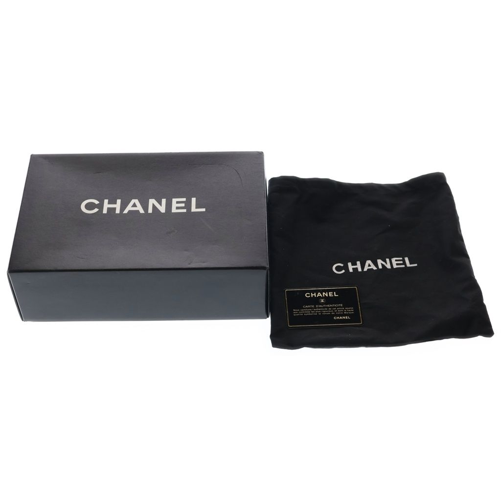 Chanel Camellia Mini Flap 2-Way Chain Shoulder Handbag Black Satin Gold — view 6