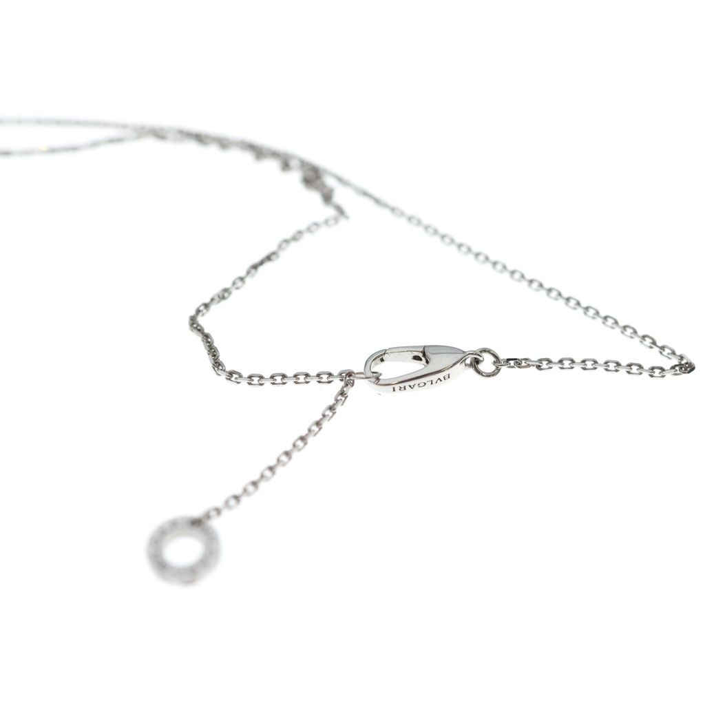 Bvlgari Diva Dream Pave Diamond Necklace 18k White Gold Esllwm — view 4