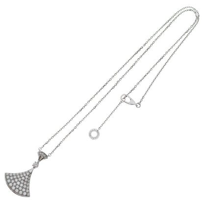 Bvlgari Diva Dream Pave Diamond Necklace 18k White Gold Esllwm — view 2