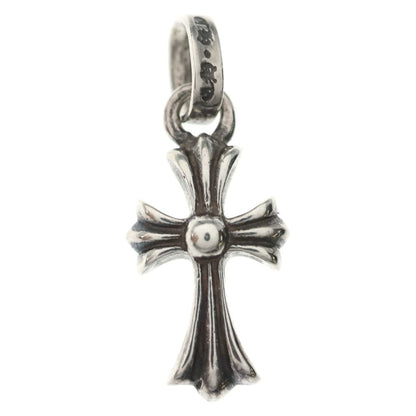 Chrome Hearts Crs Baby Fat Cross Pendant Top Silver