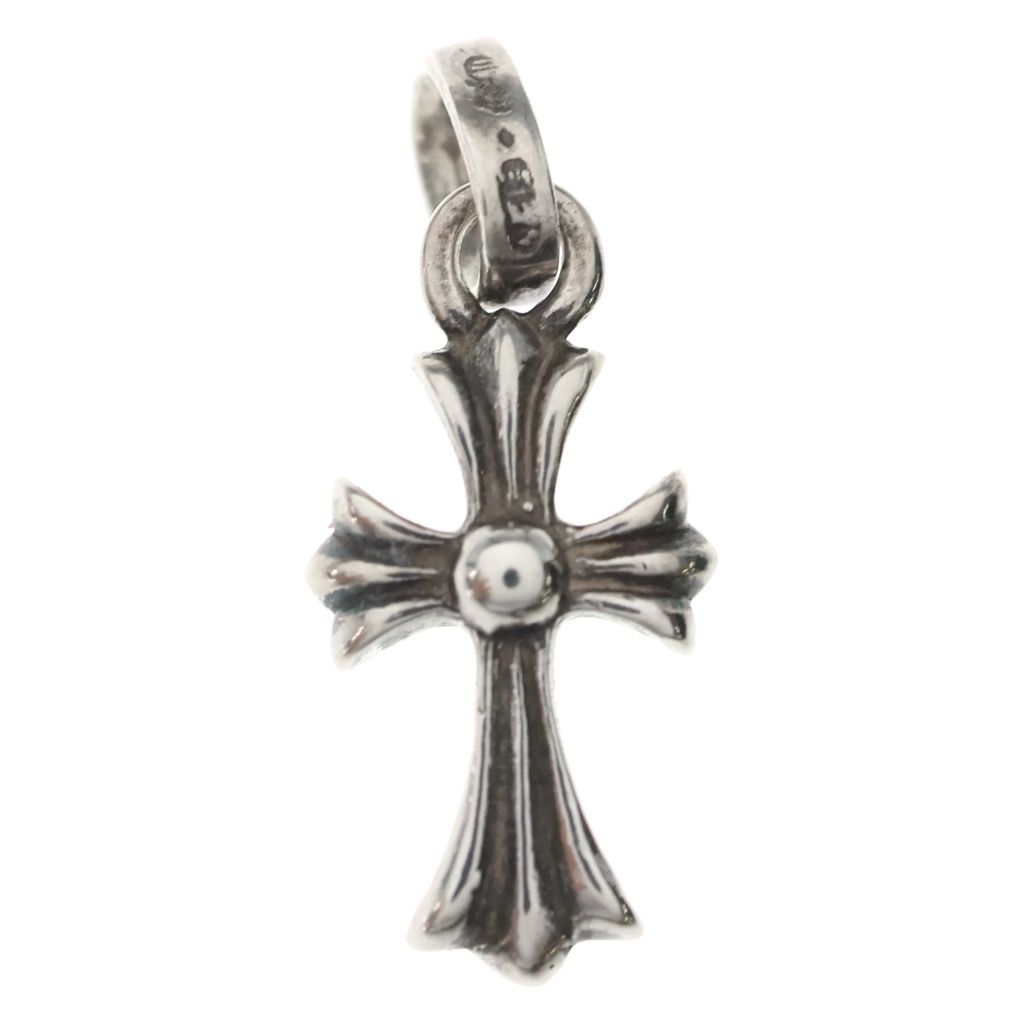 Chrome Hearts Crs Baby Fat Cross Pendant Top Silver — view 2