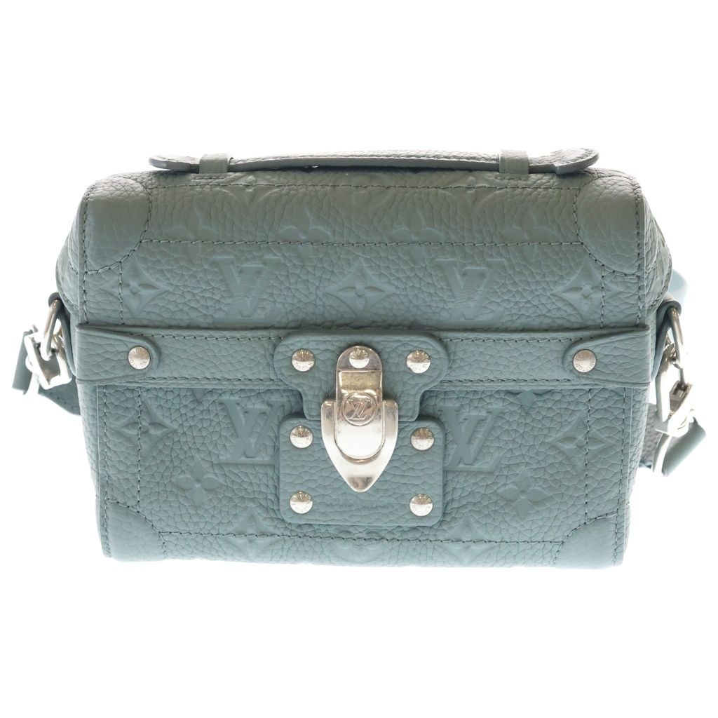 Louis Vuitton Soul Trunk Monogram Taurillon Leather Shoulder Bag Light Green