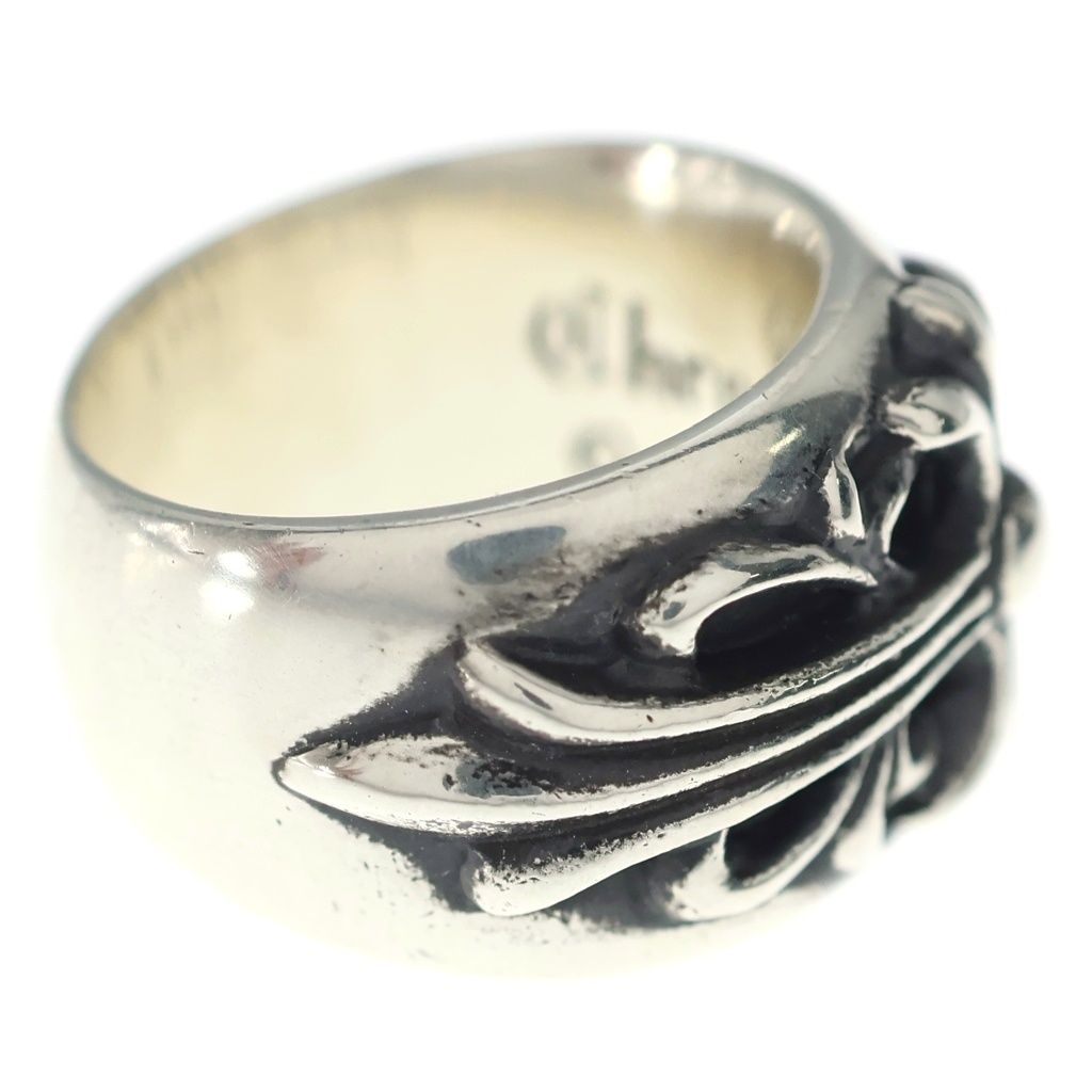 Chrome Hearts Flrl Crs Floral Cross Ring Silver — view 3