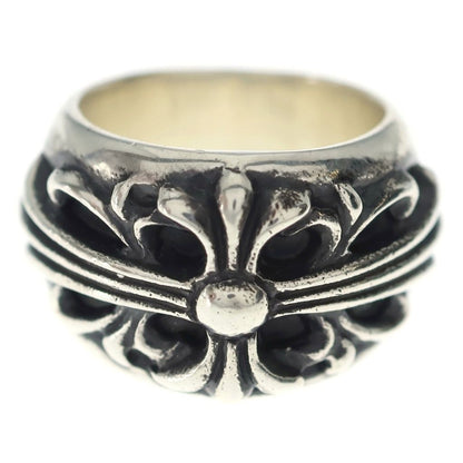 Chrome Hearts Flrl Crs Floral Cross Ring Silver — view 4
