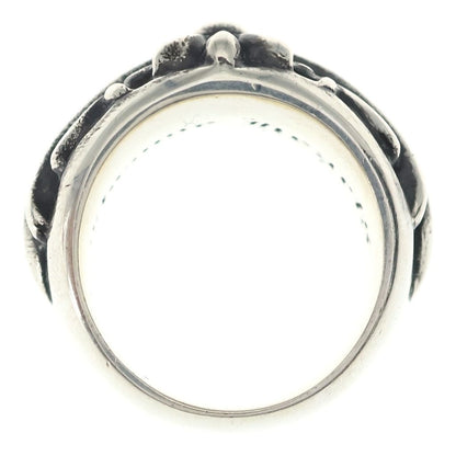 Chrome Hearts Flrl Crs Floral Cross Ring Silver — view 6