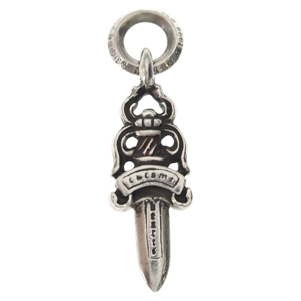 Chrome Hearts 5 Dagger 5 Charm Pendant Top Silver