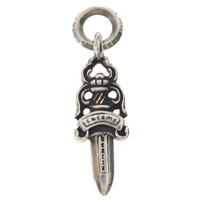 Chrome Hearts 5 Dagger 5 Charm Pendant Top Silver