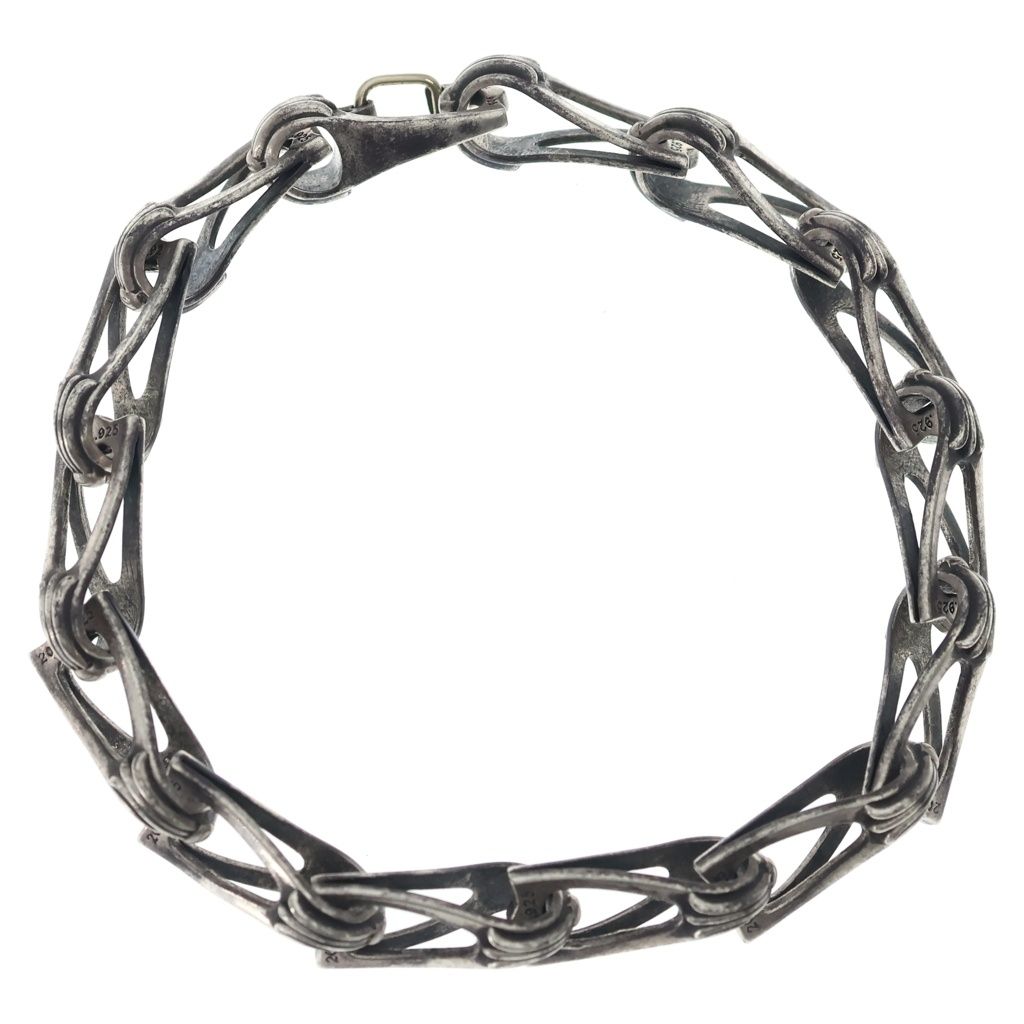 Chrome Hearts Window Chain Silver Bracelet