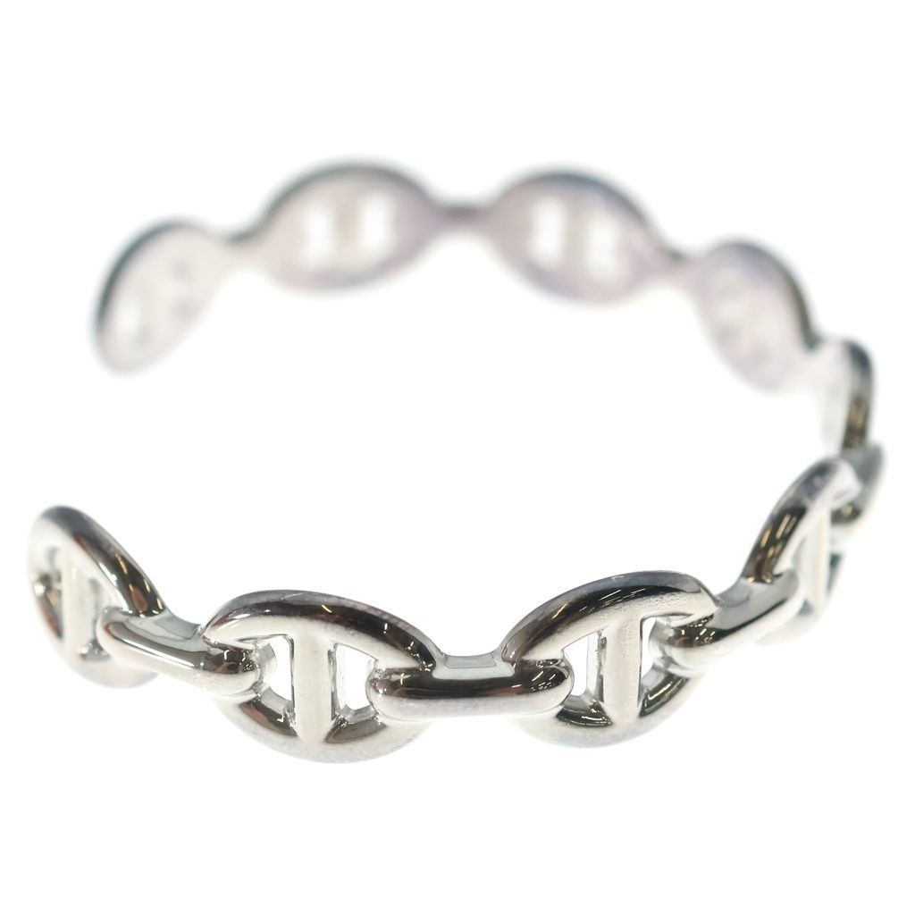 Hermes Chaine D'ancre Bracelet Bangle Silver — view 3