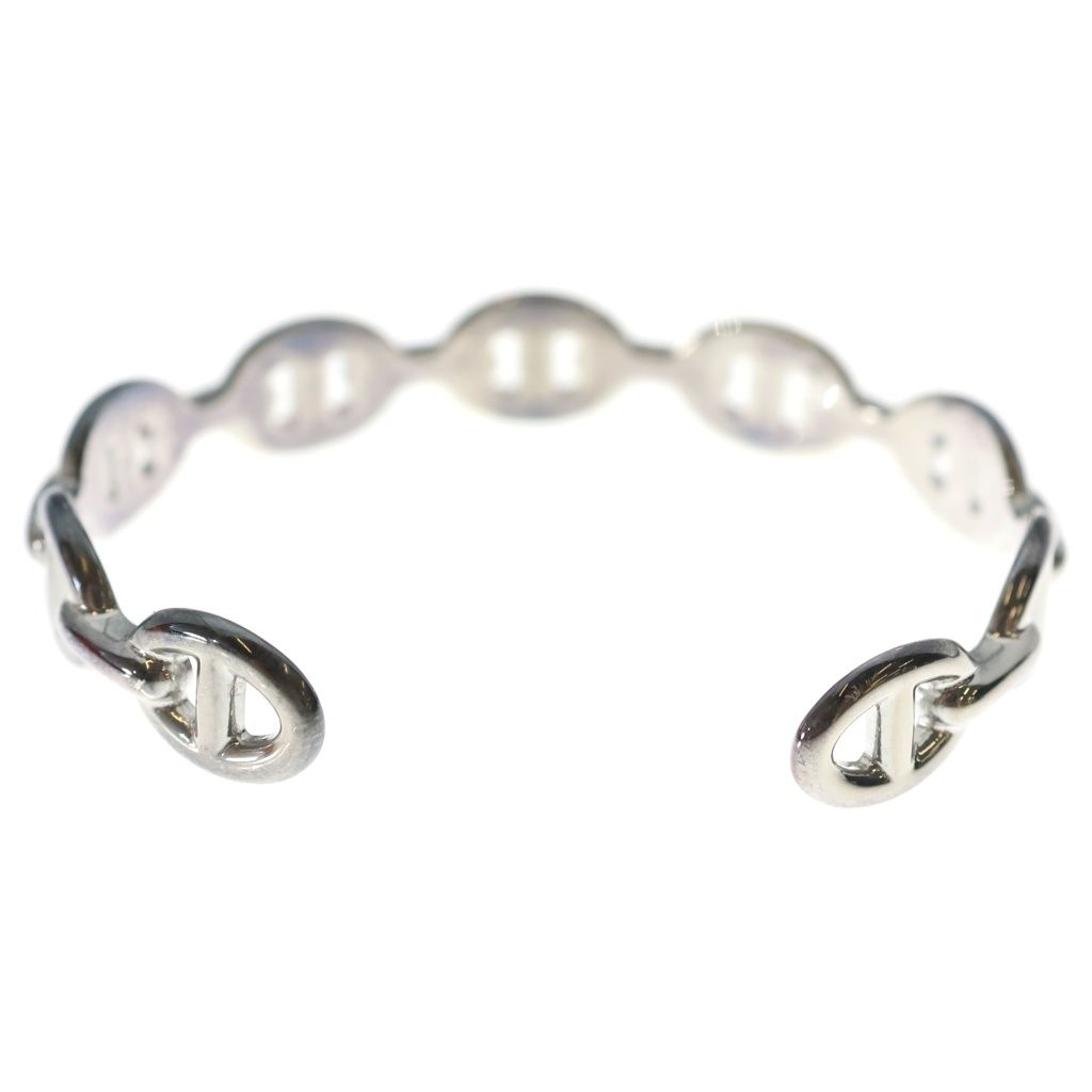 Hermes Chaine D'ancre Bracelet Bangle Silver — view 2