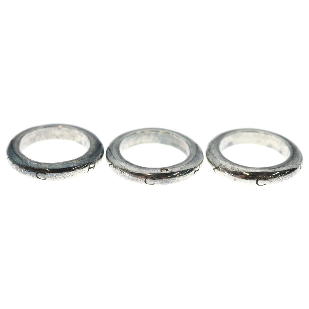 Chanel Logo Ring Silver