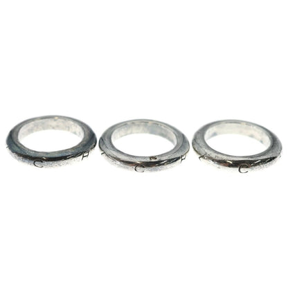 Chanel Logo Ring Silver