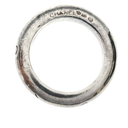 Chanel Logo Ring Silver — view 5