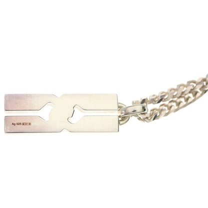 Gucci Knot Infinity Plate Necklace Silver — view 5