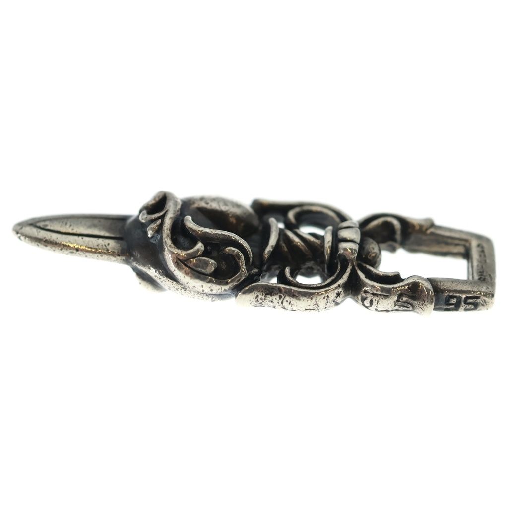 Chrome Hearts Dagger Heart Daga Pendant Top Silver — view 3