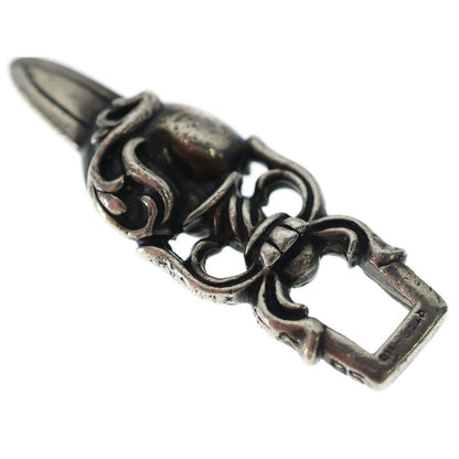 Chrome Hearts Dagger Heart Daga Pendant Top Silver — view 6