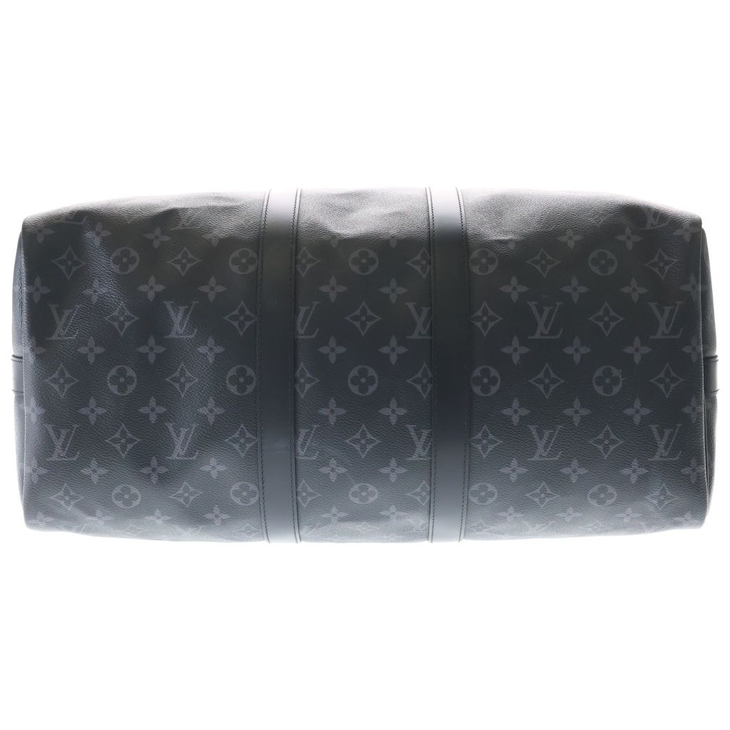Louis Vuitton Monogram Eclipse Keepall Bandouliere 45 2-Way Boston Bag Black — view 5
