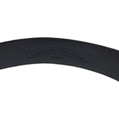 Chrome Hearts Blt Otj Buckle Leather Belt Silver — view 5