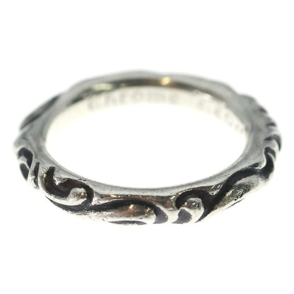 Chrome Hearts Scrl Band Scroll Ring Silver — view 4