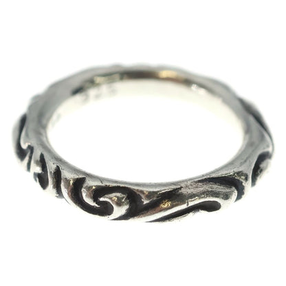 Chrome Hearts Scrl Band Scroll Ring Silver — view 2